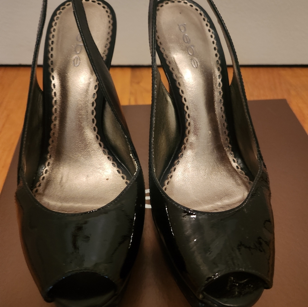 Bebe Heels size 7.  5inch heel - Picture 6 of 10